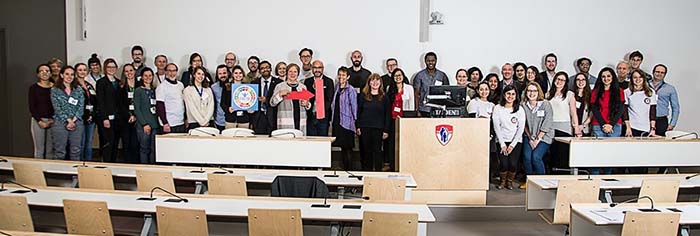 Participants à la 7ème journée annuelle de recherche sur la tuberculose (le 22 mars 2019). Crédit photo Robert Derval
