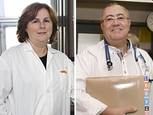 Drs. Nicole Bernard (left) and Jean-Pierre Routy are members of the Infectious Diseases and Immunity in Global Health Program at the Research Institute of the MUHC