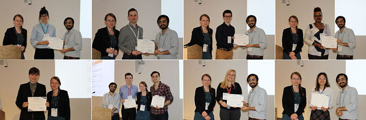 Presentation winners at the 2019 Infectious Diseases and Immunity in Global Health Program Research Day at the Research Institute of the MUHC