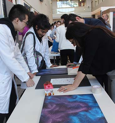 STEAM Partnership with the EMSB: Students return to Research Institute to showcase projects to scientists STEAM Partnership with the EMSB: Students return to Research Institute to showcase projects to scientists