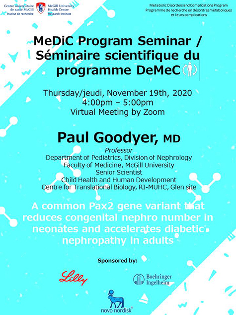 Séminaire scientifique du programme DeMeC