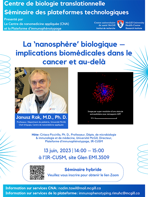 Séminaire des plateformes technologiques du CBT