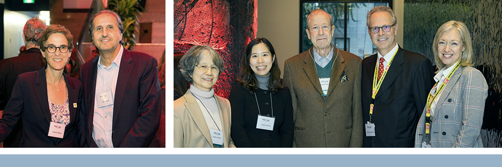 Code Life Research Awards ceremony 2022: Dr. Liane Feldman and Dr. Alain Bitton (on left); Satoko Ingram, Dr. Junko Tokuno, Richard Ingram, Jean-Guy Gourdeau and Stéphanie Riddell (right)