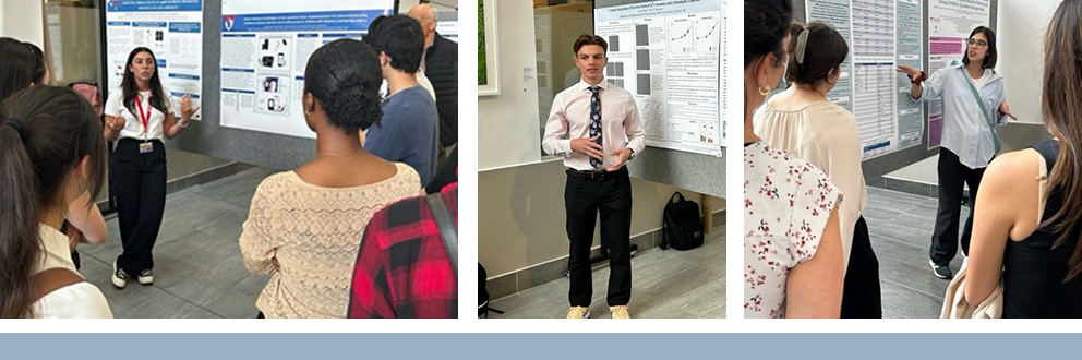 Undergraduate students present their work at the 2023 Summer Student Research Day at the RI-MUHC