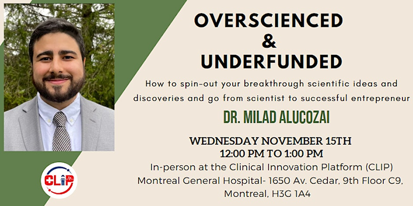 Go from Scientist to Successful Entrepreneur with Dr. Milad Alucozai, BoxOne Ventures Go from Scientist to Successful Entrepreneur with Dr. Milad Alucozai, BoxOne Ventures