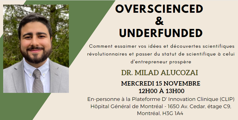 Du scientifique à l'entrepreneur avec Milad Alucozai, BoxOne Ventures Du scientifique à l'entrepreneur avec Milad Alucozai, BoxOne Ventures