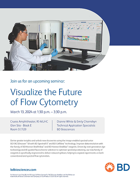 CTB Technology Platforms Seminar: Visualize the Future of Flow Cytometry