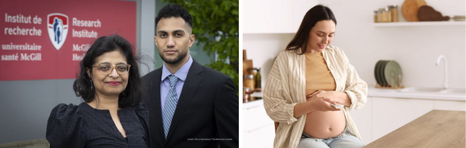 Dr. Kaberi Dasgupta (left) is senior author of the study and Senior Scientist in the Metabolic Disorders and Complications Program at the RI-MUHC. Joseph Mussa is first author of the paper and a PhD candidate in the Department of Epidemiology and Biostatistics at McGill University. Photo: Pierre Obendrauf / The Montreal Gazette