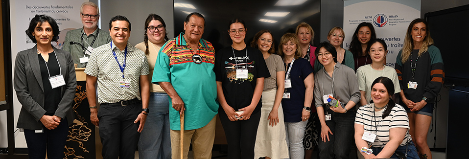 La retraite sur les neurosciences du programme RCNI, destinée aux étudiants autochtones, à l'Hôpital général de Montréal de l’IR-CUSM, le 6 juin 2024 (Photos : Raffles Xingqi Zhu)