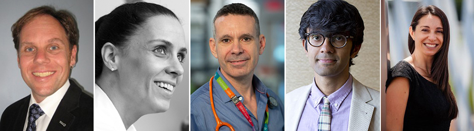 Drs. Don Sheppard, Inés Colmegna, Moshe Ben-Shoshan, Abhinav Sharma and Nadine Kronfli are members of the Research Institute of the MUHC
