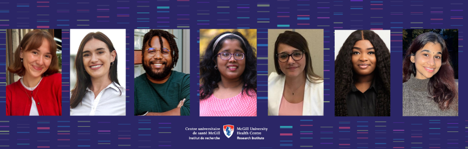 (From left to right) CHHD program trainees Amanda Teixeira, Evelyn Zavacky, Joshua Moore, Indrani Paul, Isabella Isenza, Ivana Okaro and Suganthi Rajasegaran.