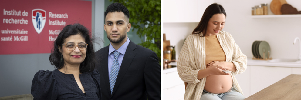 Dr. Kaberi Dasgupta (left) is senior author of the study and Senior Scientist in the Metabolic Disorders and Complications Program at The Institute. Joseph Mussa is first author of the paper and a PhD candidate in the Department of Epidemiology and Biostatistics at McGill University. Photo: Pierre Obendrauf / The Montreal Gazette.