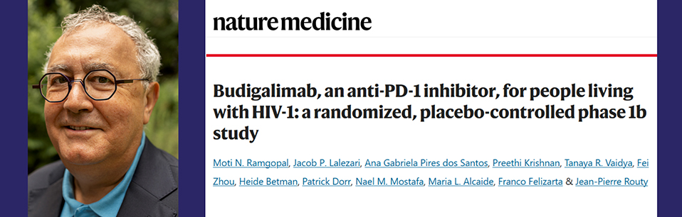 Dr. Jean-Pierre Routy is principal investigator of the study and Senior Scientist in the Infectious Diseases and Immunity in Global Health Program at the Research Institute of the McGill University Health Centre (The Institute). (Photo: Davide Chiazzese) Dr. Jean-Pierre Routy is principal investigator of the study and Senior Scientist in the Infectious Diseases and Immunity in Global Health Program at the Research Institute of the McGill University Health Centre (The Institute). (Photo: Davide Chiazzese)