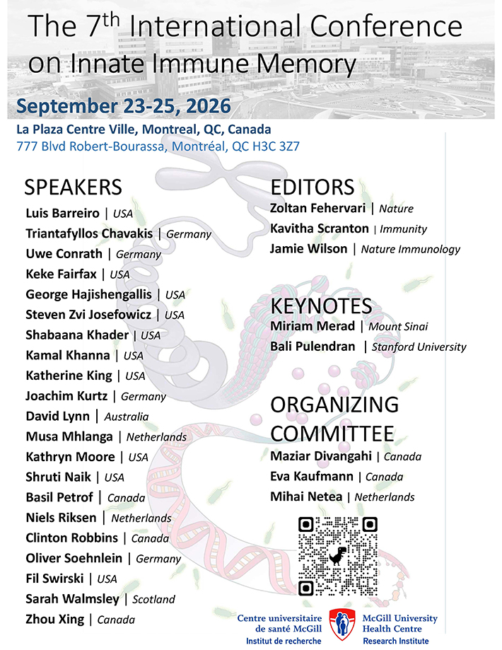 The 7th International Conference on Innate Immune Memory The 7th International Conference on Innate Immune Memory