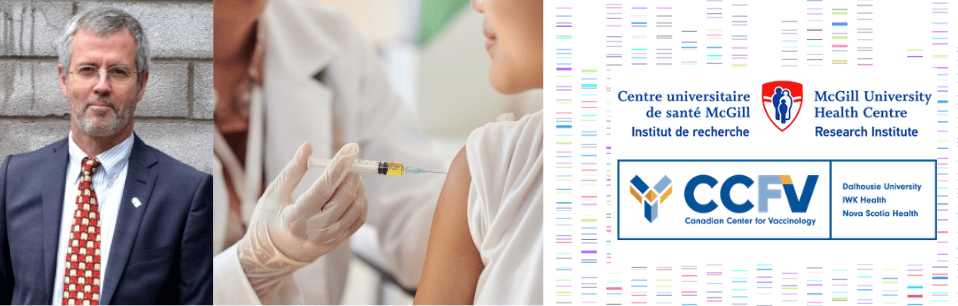 Le Dr Brian Ward (gauche) est le cochercheur principal de l’étude, qui vise à accélérer l’évaluation des vaccins tout en renforçant l’expertise du Canada pour faire face à de futures menaces pandémiques.