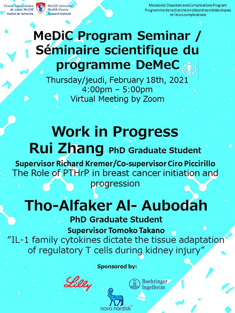 MeDiC Program Seminar MeDiC Program Seminar