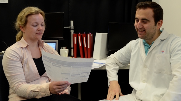 Dr Thérèse Abrahamsonn and Elvis Cela