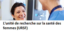 Logo de l'unité de recherche sur la santé des femmes (URSF)
