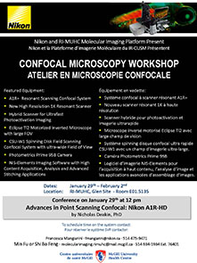 Atelier en Microscopie Confocale (le 29 janvier 2018)