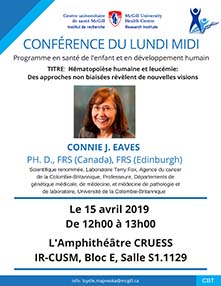 Recherche en pédiatrie – Conférence (le 15 avril 2019)