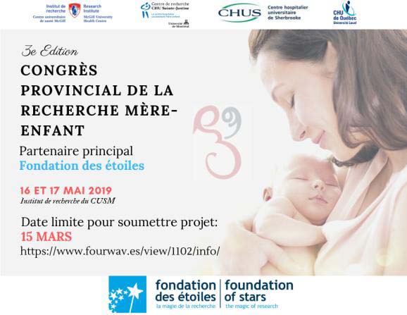 Congrès provincial de la recherche mère-enfant (16-17 mai 2019)