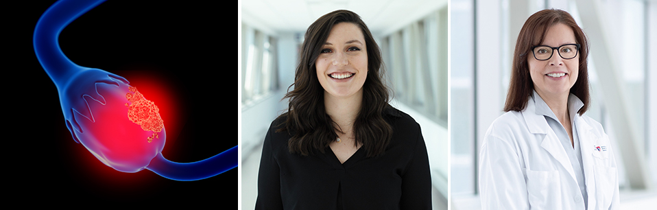 Caitlin Fierheller, first author of the study and a PhD candidate and Dr. Patricia Tonin, principal investigator of the study and senior scientist in the Cancer Research Program