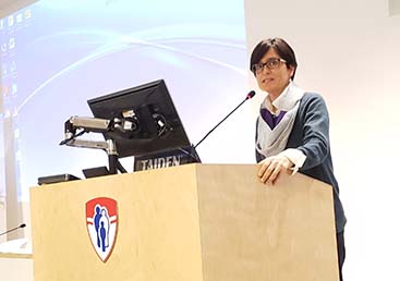 Dr. Indra Gupta, Interim Deputy Executive Director and Deputy Chief Scientific Officer, Research Institute of the MUHC, addressed a full house at the third Congrès provinciale de la recherche mère-enfant