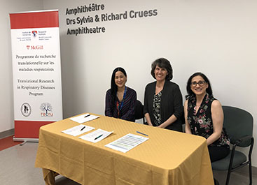 Organizers and participants at the 30th Annual Respiratory Research Day at the Research Institute of the MUHC (June 3, 2019)
