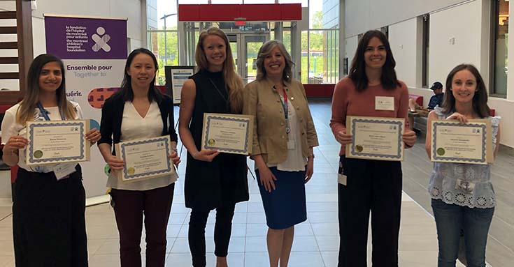 Prize winners at the fifth Annual Child Health Research Day held on June 10, 2019, at the Research Institute of the MUHC