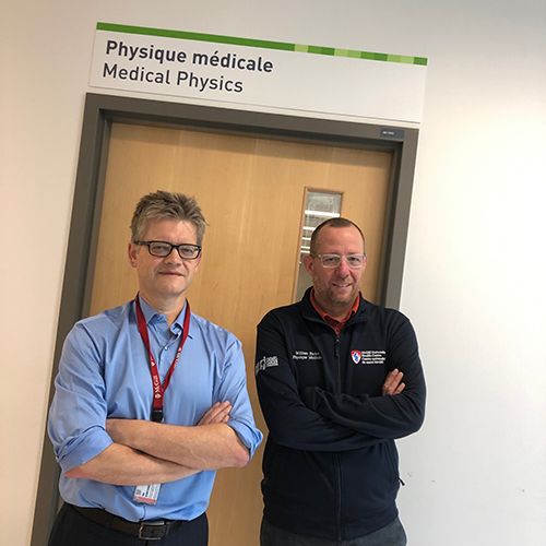 Dr Jan Seuntjens et M. William Parker.