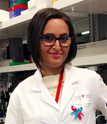 Doctoral student Wejdan Alenezi is a trainee in the Cancer Research Program at the Research Institute of the McGill University Health Centre