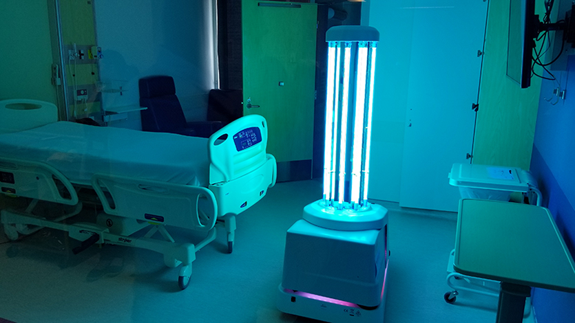 UV-Disinfection robot